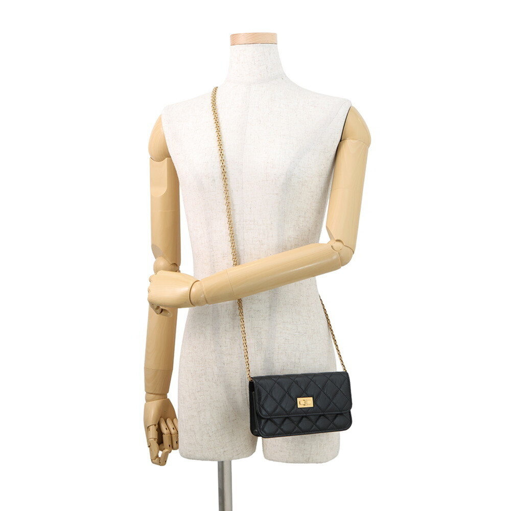 CHANEL Black Leather Logo Wallet - Picture 4 of 14